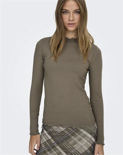JDY - JDYFransiska Life Bluse - Walnut